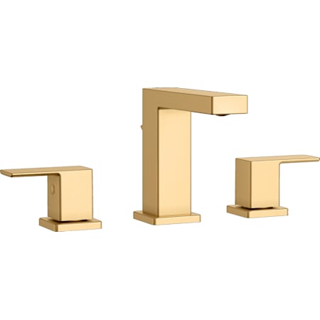 PROFLO Kelper 1.2 GPM Widespread Bathroom Faucet with Pop-Up Drain Assembly Brushed Gold