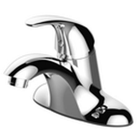PROFLO Gerald 1.2 GPM Centerset Bathroom Faucet with Lever Handle - No Overflow Polished Chrome
