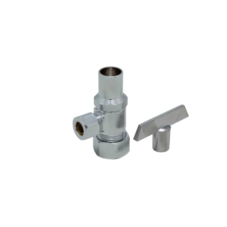 PROFLO 5/8" x 3/8" Angle Supply Stop with Loose Key Chrome