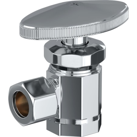 PROFLO 3/8" x 3/8" Angle Supply Stop Chrome