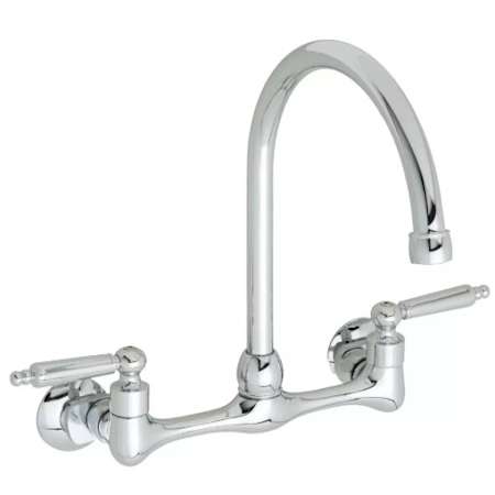 PROFLO 1.8 GPM Wall Mounted Bridge Kitchen Faucet Polished Chrome