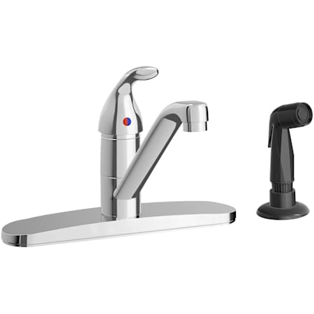 PROFLO 1.5 GPM Standard Kitchen Faucet - Includes Side Spray Polished Chrome