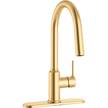 PROFLO Loftus 1.5 GPM Single Hole Kitchen Faucet - Includes Escutcheon Brushed Gold