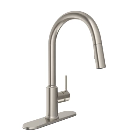 PROFLO 1.5 GPM Single Hole Pull Down Kitchen Faucet Brushed Nickel