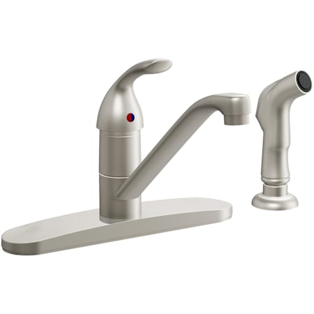 PROFLO 1.5 GPM Standard Kitchen Faucet - Includes Side Spray Brushed Nickel