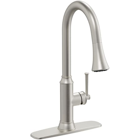 PROFLO Lockmead 1.75 GPM Single Hole Kitchen Faucet Brushed Nickel