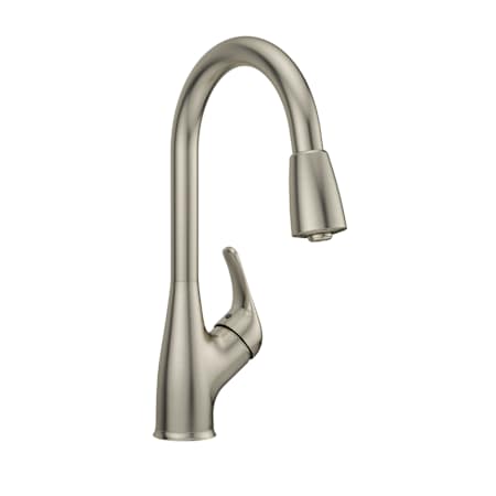 PROFLO Tecopa 1 GPM Single Hole Pull Down Kitchen Faucet Brushed Nickel