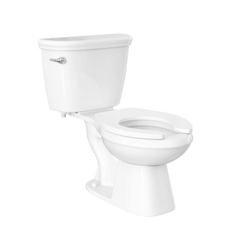 PROFLO 1600 Series 1 GPF Two-Piece Elongated Toilet with Left Hand Trip Lever and 12" Rough In White