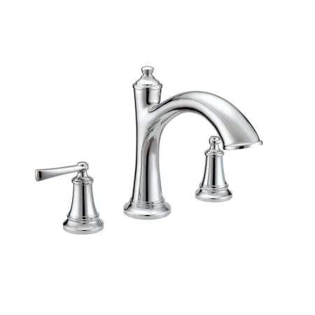 PROFLO Hopkins Deck Mounted Roman Tub Filler Faucet Chrome