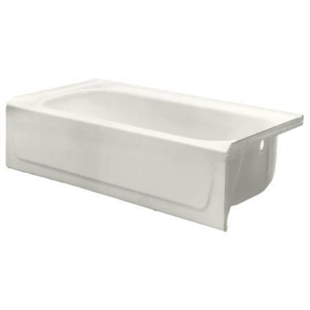 PROFLO Folsom 60" X 30" Enameled Steel Soaking Bathtub - Three Wall Alcove Installation (Right-Side Drain) Biscuit