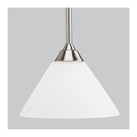 Progress Lighting Penn Single Light 10" Wide Mini Pendant Brushed Nickel