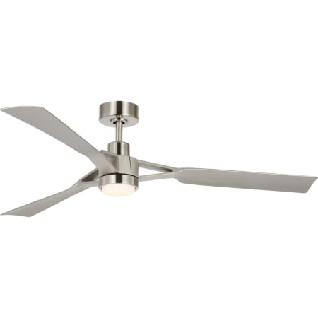Progress Lighting Belen 60" 3 Blade Indoor LED Ceiling Fan Brushed Nickel