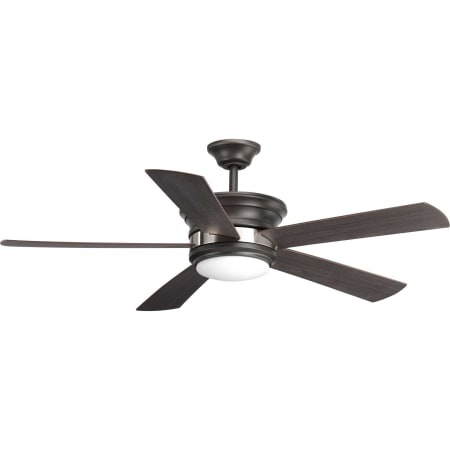 Progress Lighting Harranvale 54" 5 Blade Integrated LED Indoor Ceiling Fan with Remote Control Graphite