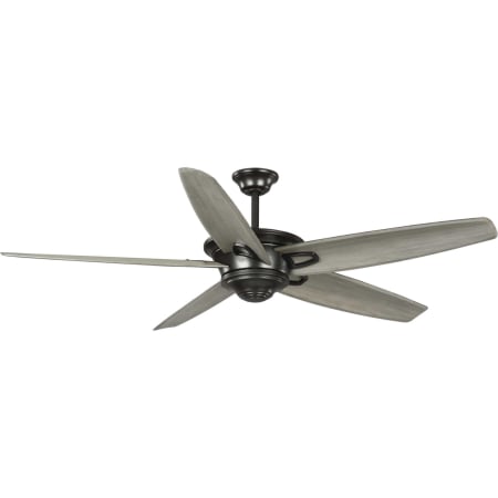 Progress Lighting Caleb 68" 5 Blade Indoor Ceiling Fan with Remote Control Antique Wood