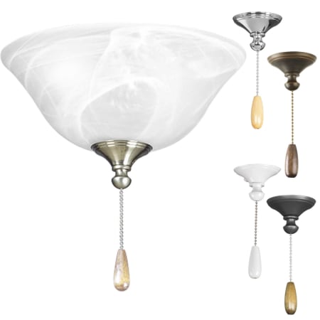 Progress Lighting Single Light 12" Wide Medium (E26) Ceiling Fan Light Kit Unfinished