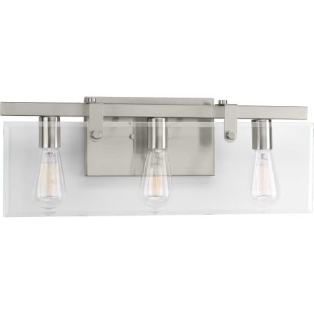 Progress Lighting Glayse 3 Light 22-3/4" Wide Bathroom Vanity Light Brushed Nickel
