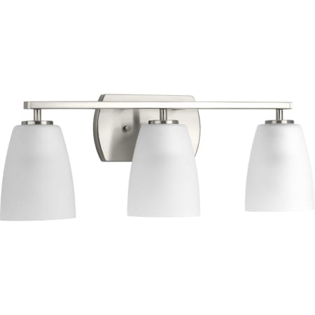 Progress Lighting Leap 3 Light 22-7/8" Wide Bathroom Vanity Light Brushed Nickel