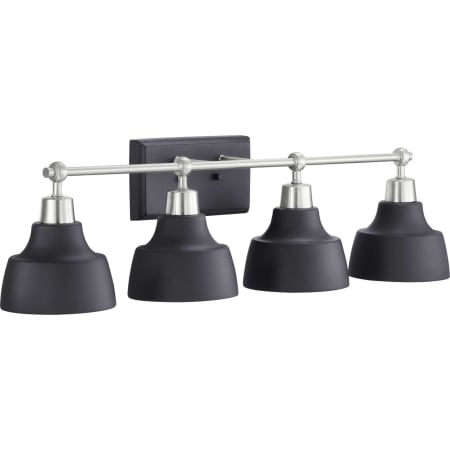 Progress Lighting Bramlett 4 Light 33" Wide Bathroom Vanity Light Brushed Nickel