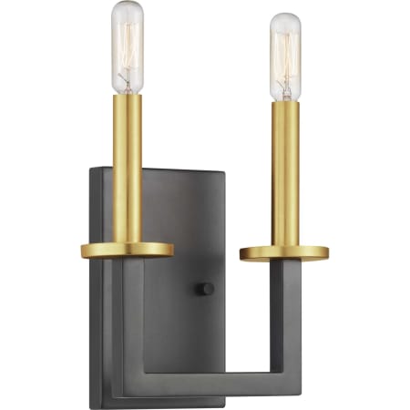 Progress Lighting Blakely 2 Light 9" Tall Wall Sconce Graphite