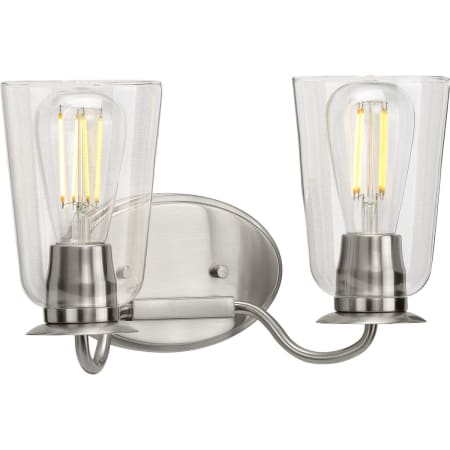 Progress Lighting Durrell 2 Light 14" Wide Bathroom Vanity Light Brushed Nickel