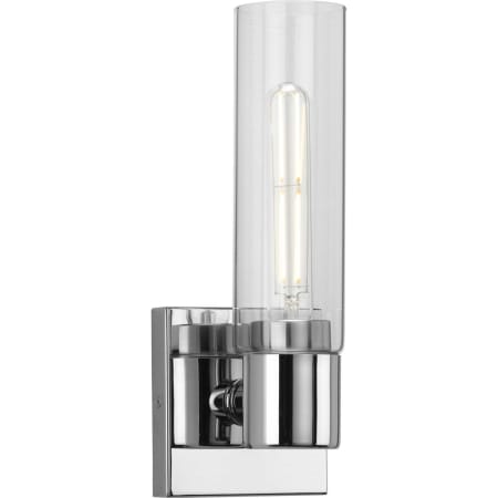 Progress Lighting Clarion 13" Tall Bathroom Sconce Polished Chrome