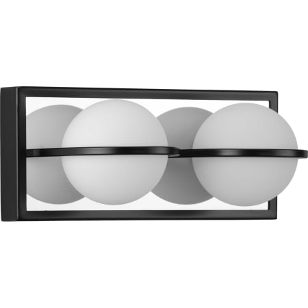 Progress Lighting Pearl LED 2 Light 12" Wide LED Bathroom Vanity Light Matte Black