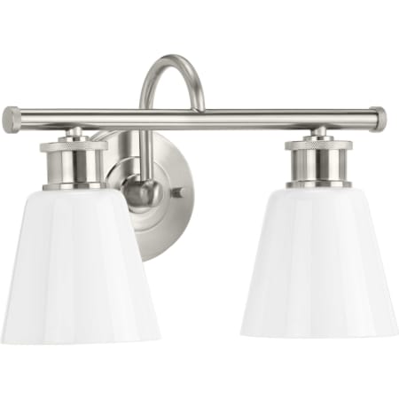 Progress Lighting Ashford 2 Light 15" Wide Bathroom Vanity Light Brushed Nickel