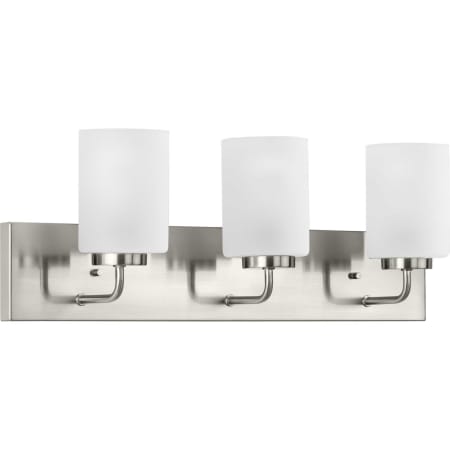 Progress Lighting Merry 3 Light 24" Wide Vanity Light Brushed Nickel