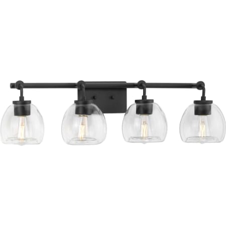 Progress Lighting Caisson 4 Light 8" Wide Bathroom Vanity Light Graphite