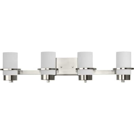 Progress Lighting Reiss 4 Light 6" Wide Vanity Light Brushed Nickel