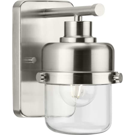 Progress Lighting Beckner 7" Tall Bathroom Sconce Brushed Nickel