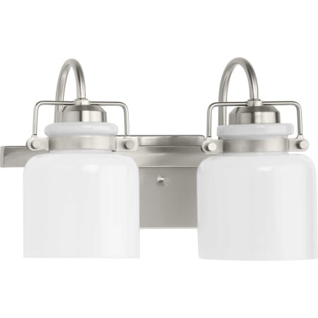 Progress Lighting Fessler 2 Light 13" Wide Vanity Light Brushed Nickel