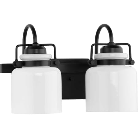 Progress Lighting Fessler 2 Light 13" Wide Vanity Light Matte Black