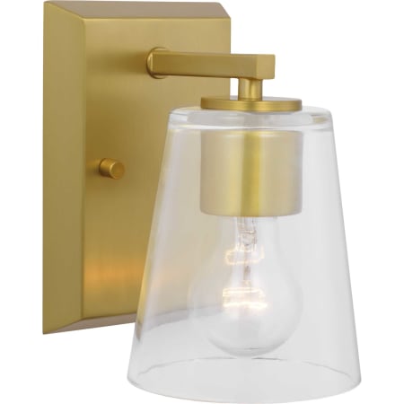 Progress Lighting Vertex 8" Tall Bathroom Sconce Brushed Gold
