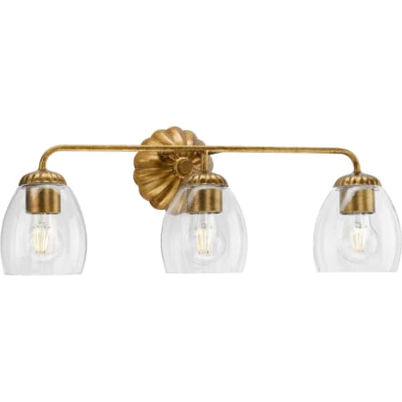 Progress Lighting Quillan 3 Light 24" Wide Vanity Light Gold Ombre