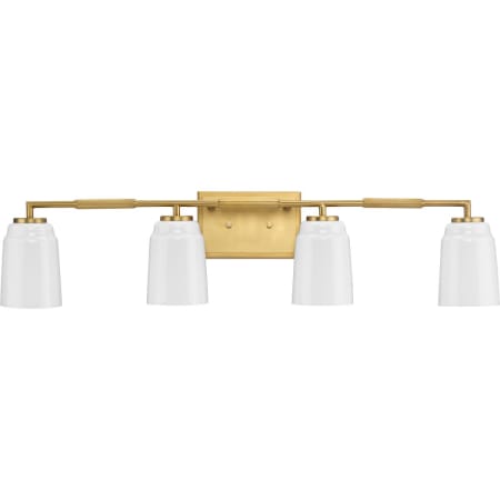 Progress Lighting Spenser 4 Light 33" Wide Vanity Light Brushed Gold