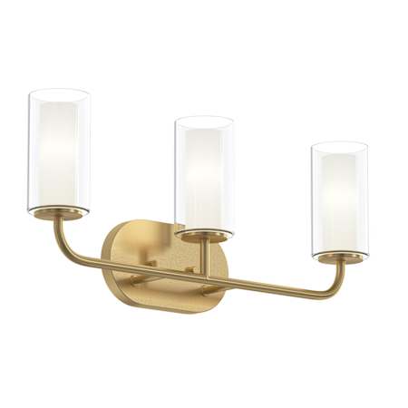 Progress Lighting Mack 3 Light 22" Wide Vanity Light Brushed Gold