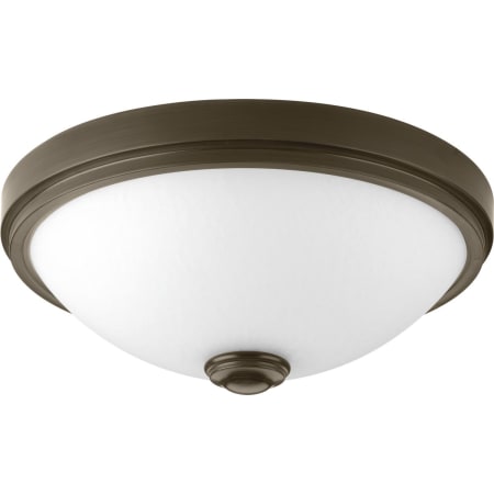Progress Lighting LED Linen Light 15" Wide Integrated LED Flush Mount Ceiling Fixture Antique Bronze
