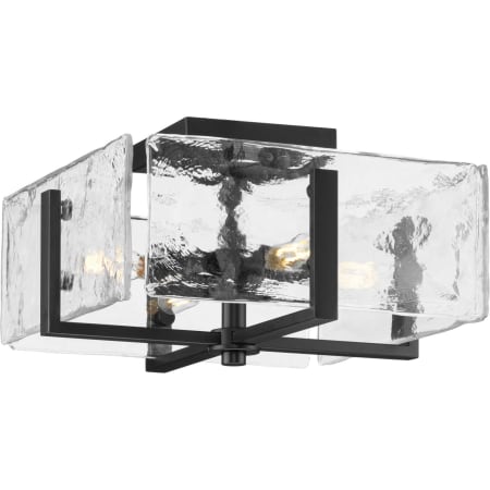 Progress Lighting Rivera 4 Light 13" Wide Semi-flush Ceiling Fixture Matte Black
