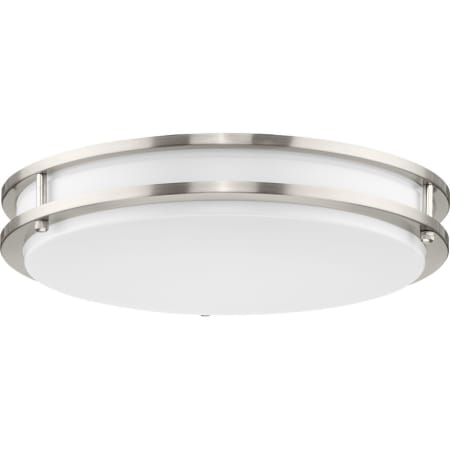 Progress Lighting Abide 14" Wide LED Flush Mount Drum Ceiling Fixture Brushed Nickel