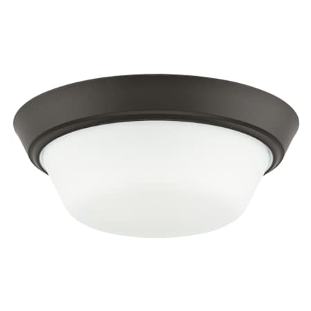 Progress Lighting Edessa 2 Light 13" Wide Flush Mount Bowl Ceiling Fixture Antique Bronze
