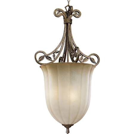 Progress Lighting Le Jardin 18" Wide 3 Light Pendant Biscay Crackle