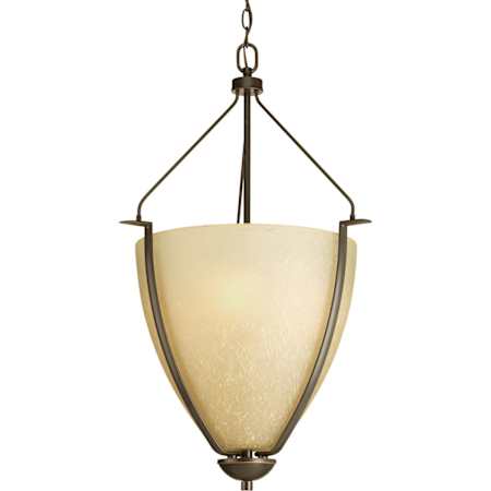 Progress Lighting Bravo 3 Light 20" Wide Pendant Antique Bronze