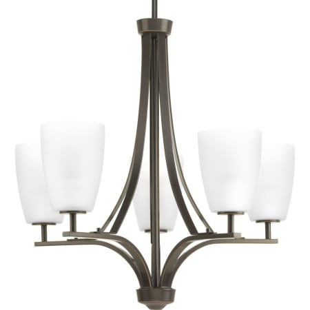 Progress Lighting Leap 5 Light 25" Wide Chandelier Antique Bronze