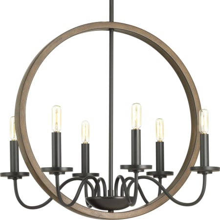 Progress Lighting Fontayne 6 Light 22" Wide Chandelier Antique Bronze