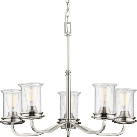 Progress Lighting Winslett 5 Light 27" Wide Chandelier Brushed Nickel