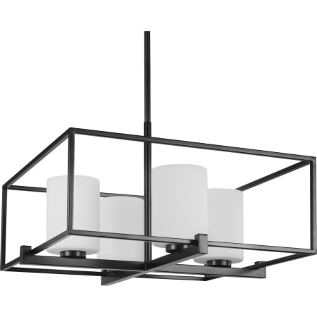 Progress Lighting Chadwick 4 Light 22" Wide Chandelier Matte Black
