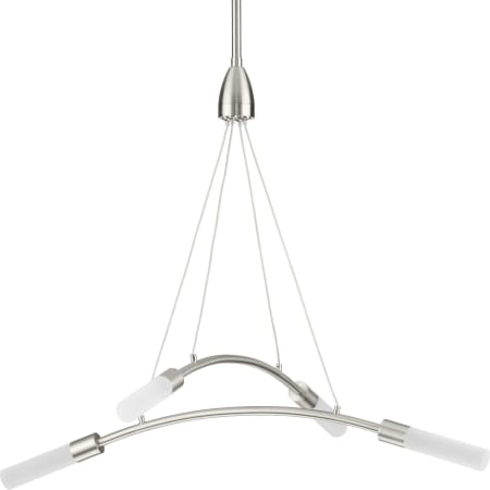 Progress Lighting Kylo LED 4 Light 30" Wide LED Abstract Chandelier Brushed Nickel