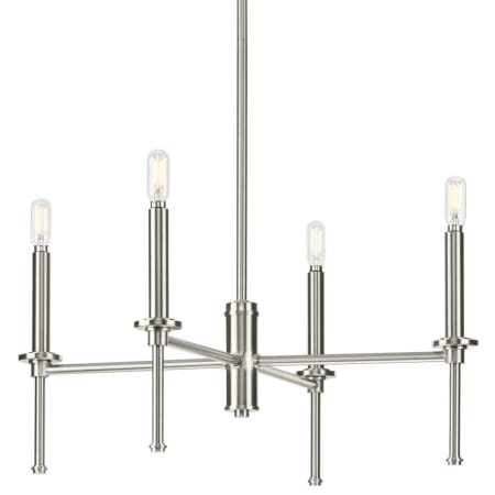 Progress Lighting Elara 4 Light 23" Wide Chandelier Brushed Nickel