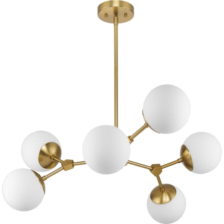 Progress Lighting Haas 6 Light 34" Wide Chandelier Brushed Bronze